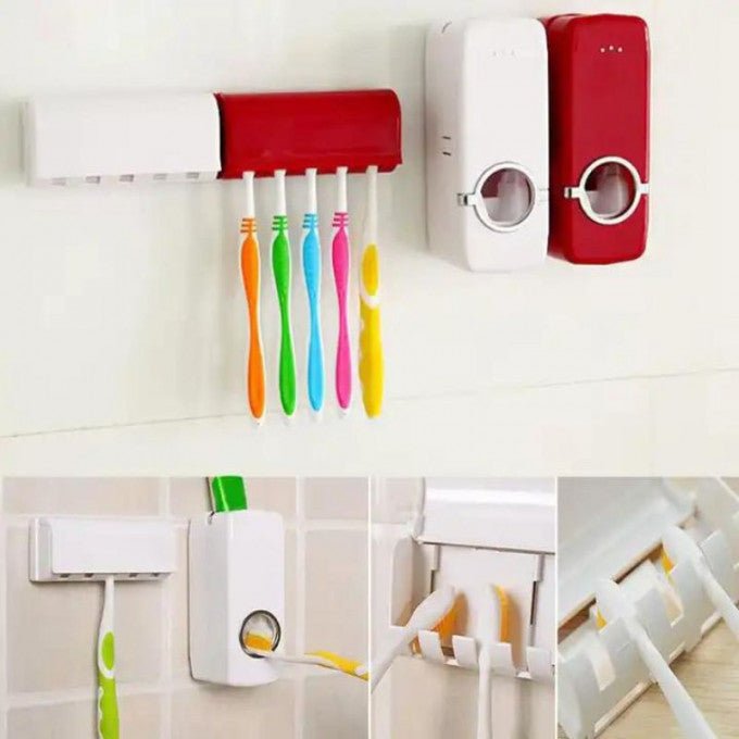 Distributeur de dentifrice avec porte-brosse à dents - Image 3