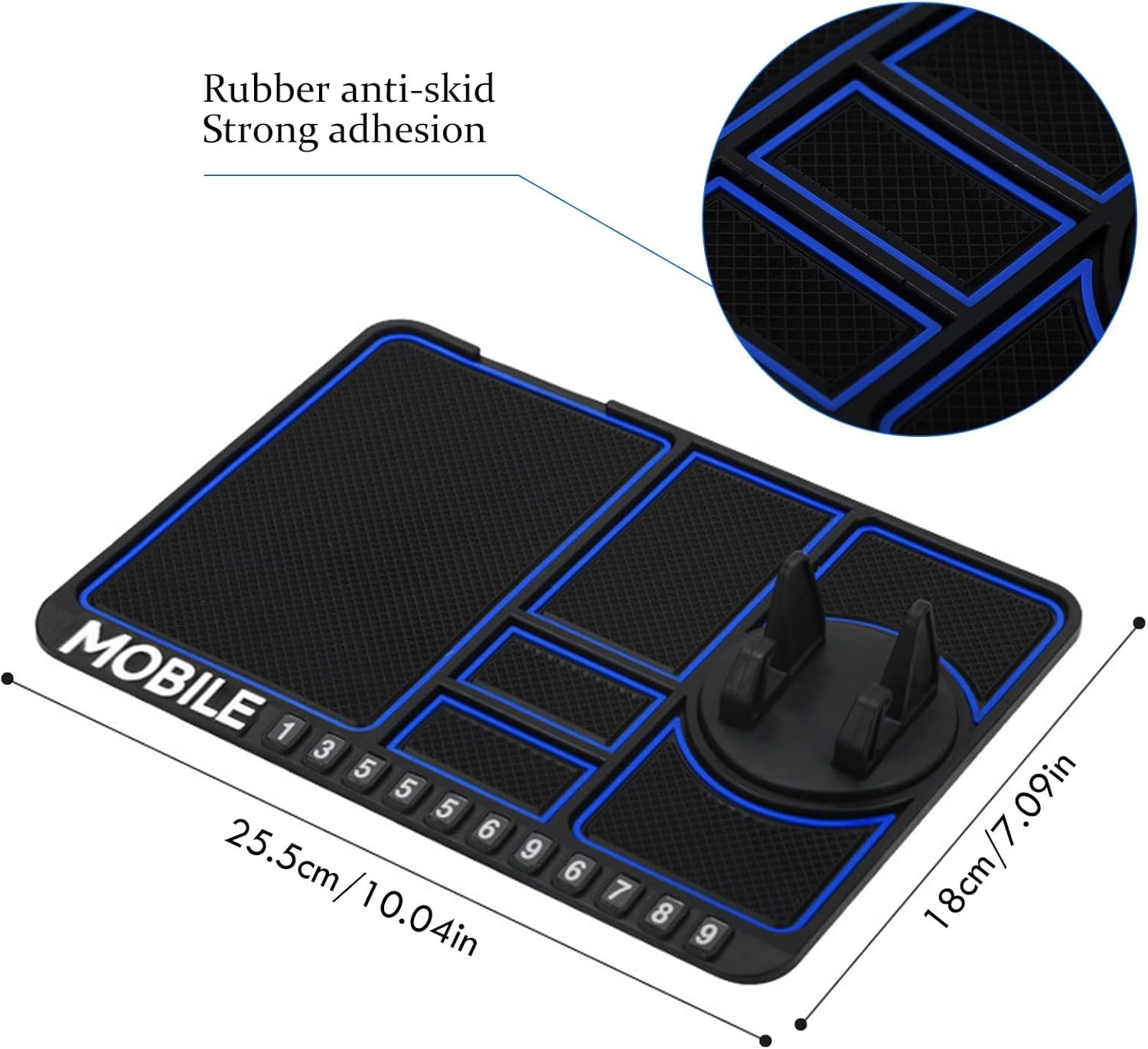 Tapis antidérapant multi-usages en silicone – Adhérence puissante et repositionnable GA - Image 5