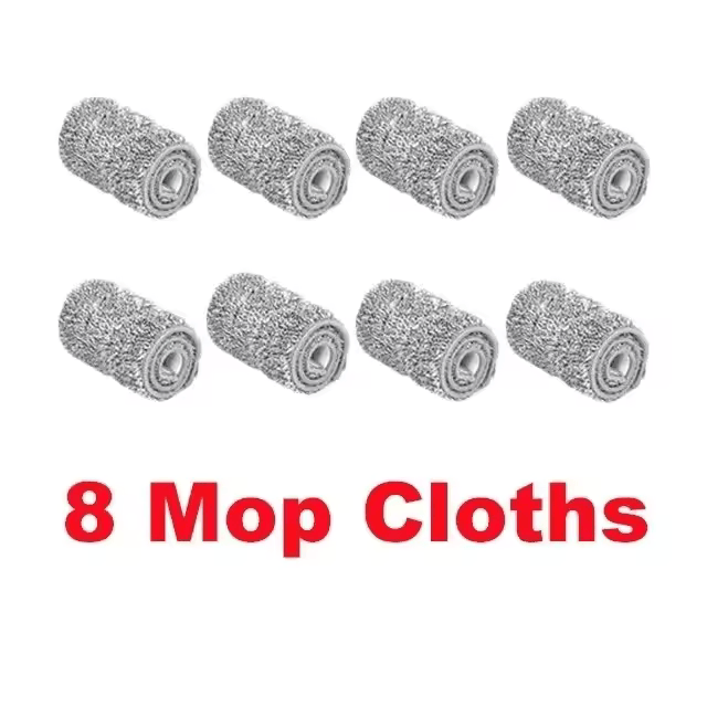 Vadrouille Plate Rotative 360° avec Seau Auto-Essoreur – 6 Tampons Microfibre TK - Image 3