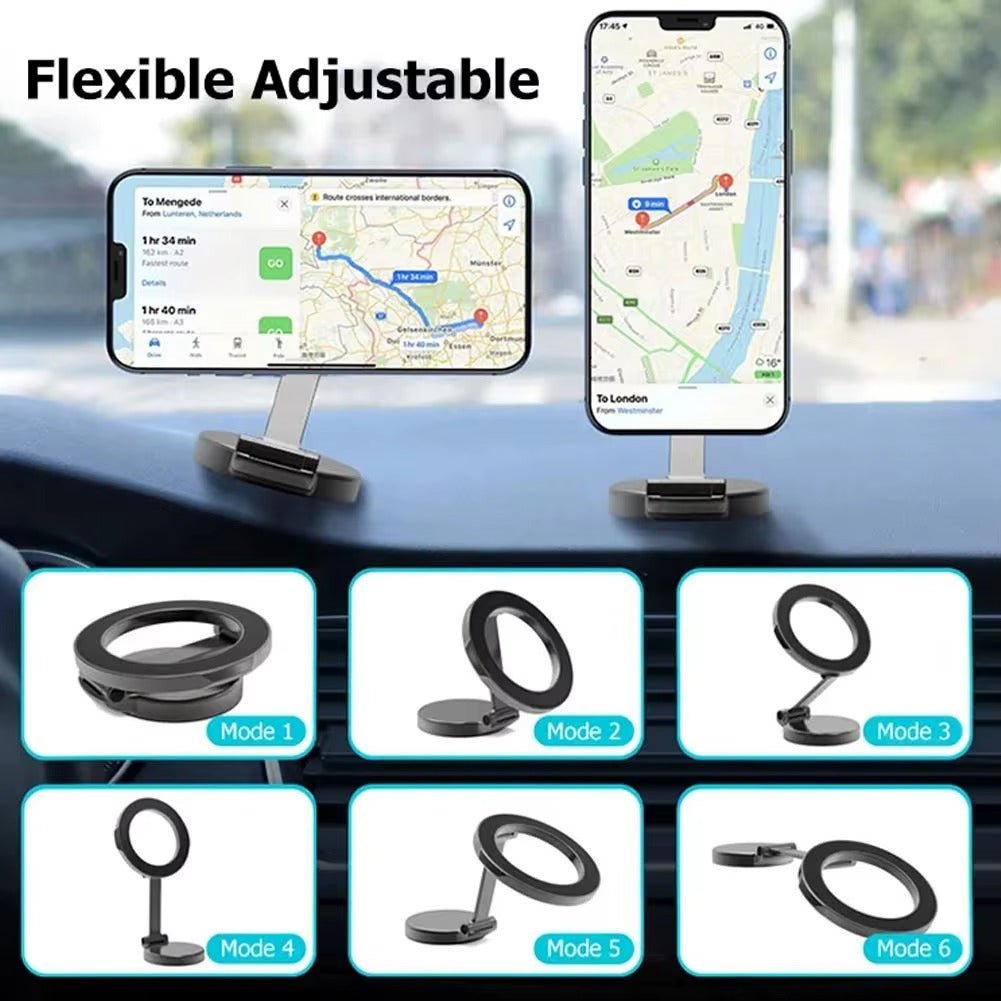 Support de Téléphone Magnétique pour Voiture – Rotation 1080° | Universel iPhone & Android - Image 9