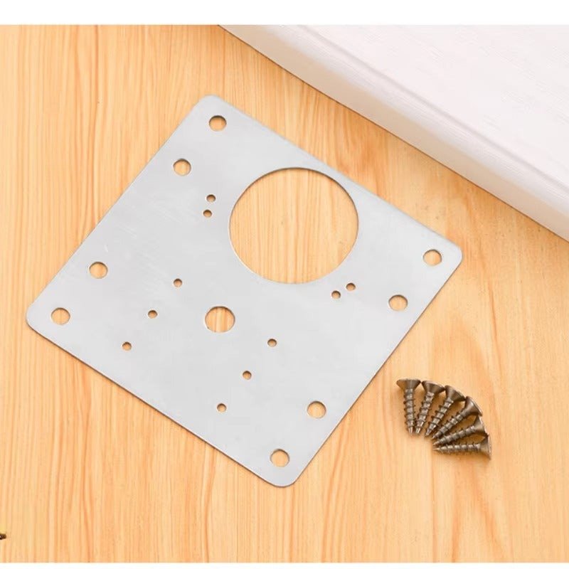 6 Pcs Charnières de Fixation pour Portes d'Armoire – Acier Inoxydable Robuste - Image 4