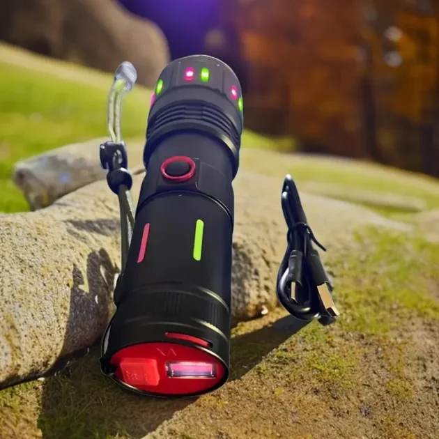 Lampe Torche LED Rechargeable (Power Bank)