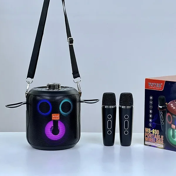 Haut-parleur Karaoké Portable Bluetooth – 2 Micros, USB, AUX & Wi-Fi - Image 11