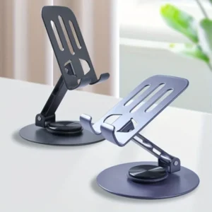 Support de Téléphone Métallique Réglable, Élégant et Pratique