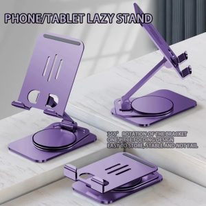 Support de Téléphone Métallique Réglable, Élégant et Pratique