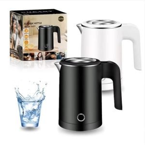 Bouilloire Électrique Portable – Acier Inox 304 | 500 ml | Chauffage Rapide 600W