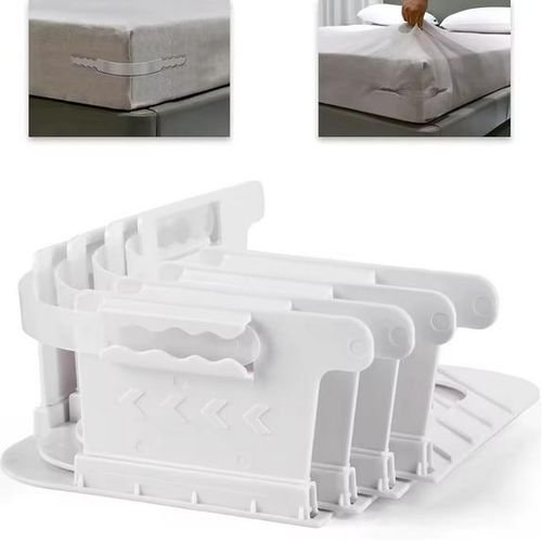 🛏️✨ Attaches pour Draps de Lit 4Pcs
