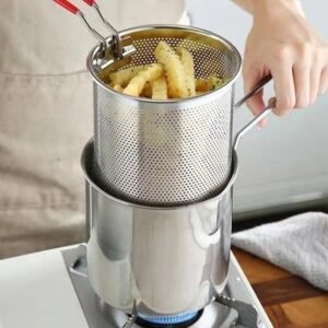 Mini-friteuse en Acier Inoxydable 1200 ml