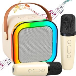 🌟 Karaoké Duo LED – Rires, chants et souvenirs en famille garantis !