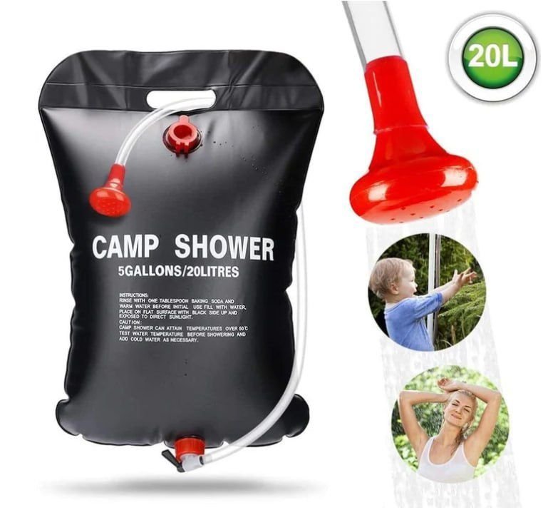 Sac de douche camping multifonction 20L
