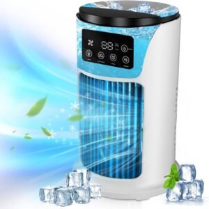 ❄️ Mini Climatiseur Portable 3-en-1 – Fraîcheur Instantanée Partout