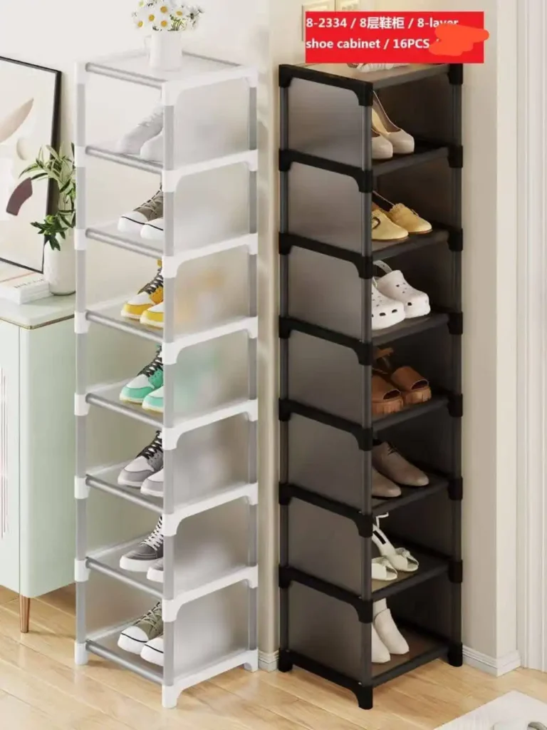Étagère à Chaussures Verticale Multiniveaux Gain de Place