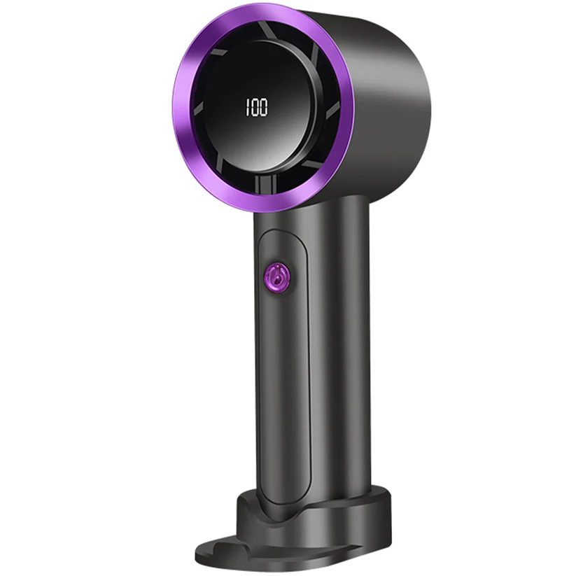 🌬️ Mini-Fan Portable Rechargeable avec Écran Digital